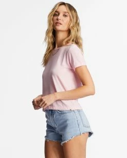 Billabong Better Then Basic Short Sleeve T-Shirt SOFT PINK (mdd0) 9 Billabong Better Then Basic Short Sleeve T-Shirt SOFT PINK (mdd0) -billabong shop abjkt00396 billabongw mdd0 sd1