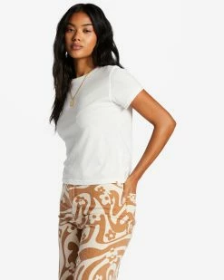 Billabong Better Then Basic Short Sleeve T-Shirt SALT CRYSTAL (scs) -billabong shop abjkt00396 billabongw scs sd1