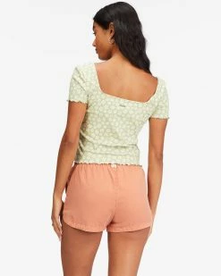 Billabong Squared Away Knit Top AGAVE (aga) -billabong shop abjkt00415 billabongw aga bck1