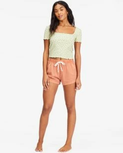 Billabong Squared Away Knit Top AGAVE (aga) -billabong shop abjkt00415 billabongw aga frt9 1