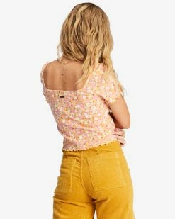 Billabong Squared Away Knit Top WHITE MULTI (wcc0) -billabong shop abjkt00415 billabongw wcc0 bck1