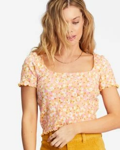 Billabong Squared Away Knit Top WHITE MULTI (wcc0) -billabong shop abjkt00415 billabongw wcc0 dtl1