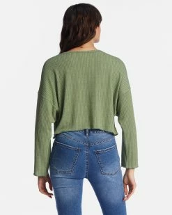 Billabong Come Again Cozy Lounge Top LUV ARMY (gnr0) 8 Billabong Come Again Cozy Lounge Top LUV ARMY (gnr0) -billabong shop abjkt00436 billabongw gnr0 bck1