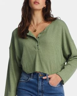 Billabong Come Again Cozy Lounge Top LUV ARMY (gnr0) 10 Billabong Come Again Cozy Lounge Top LUV ARMY (gnr0) -billabong shop abjkt00436 billabongw gnr0 dtl1