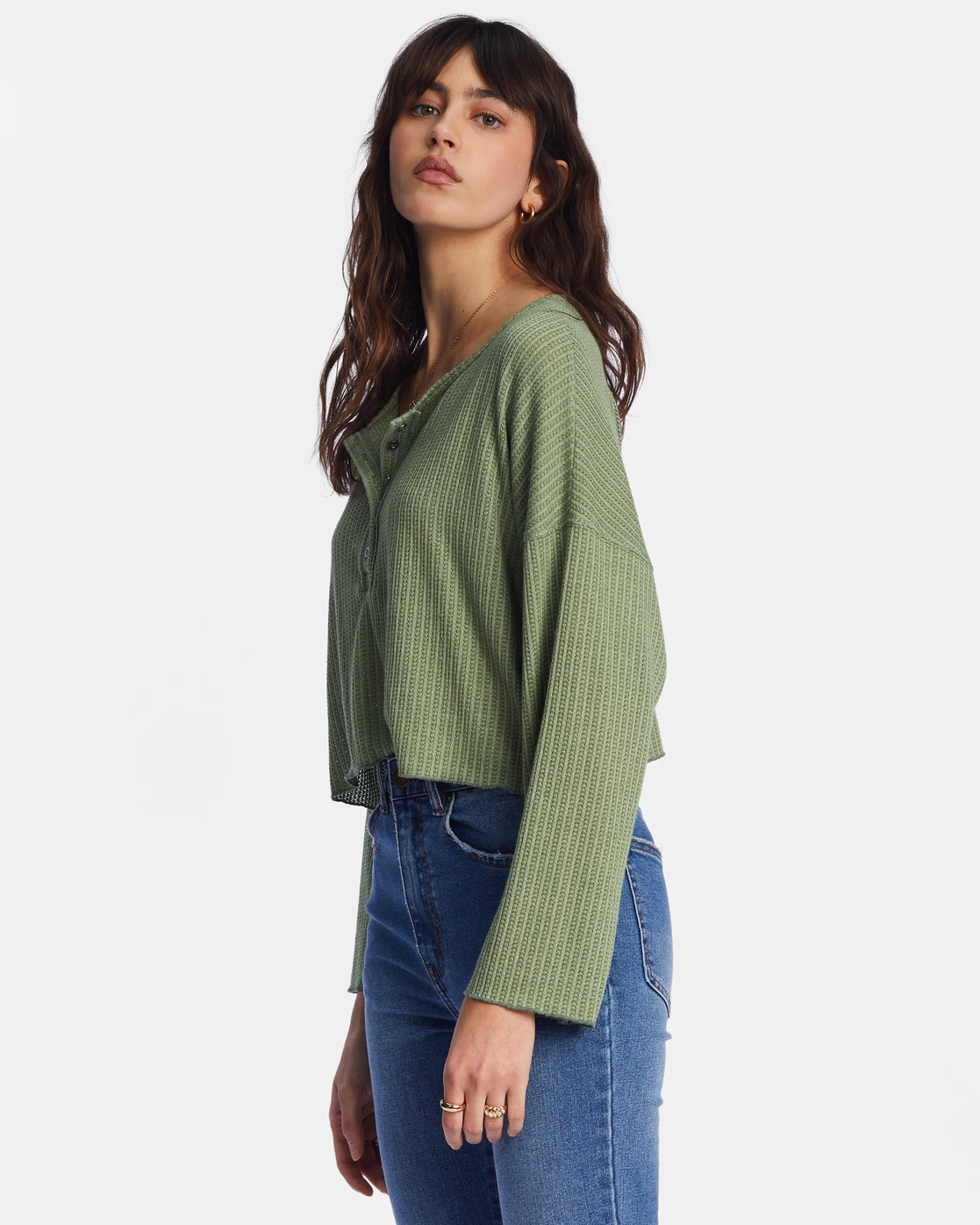 Billabong Come Again Cozy Lounge Top LUV ARMY (gnr0) 4 Billabong Come Again Cozy Lounge Top LUV ARMY (gnr0) - Image 4