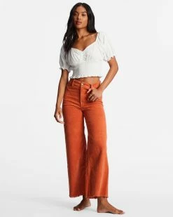 Billabong Love Song Puff Sleeve Top SALT CRYSTAL (scs) -billabong shop abjkt00441 billabongw scs frt9