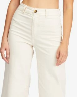 Billabong Free Fall High-Waist Pants ANTIQUE WHITE (anw) -billabong shop abjnp00126 billabongw anw dtl2 2