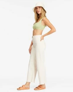 Billabong Free Fall High-Waist Pants ANTIQUE WHITE (anw) 8 Billabong Free Fall High-Waist Pants ANTIQUE WHITE (anw) -billabong shop abjnp00126 billabongw anw sd1 1