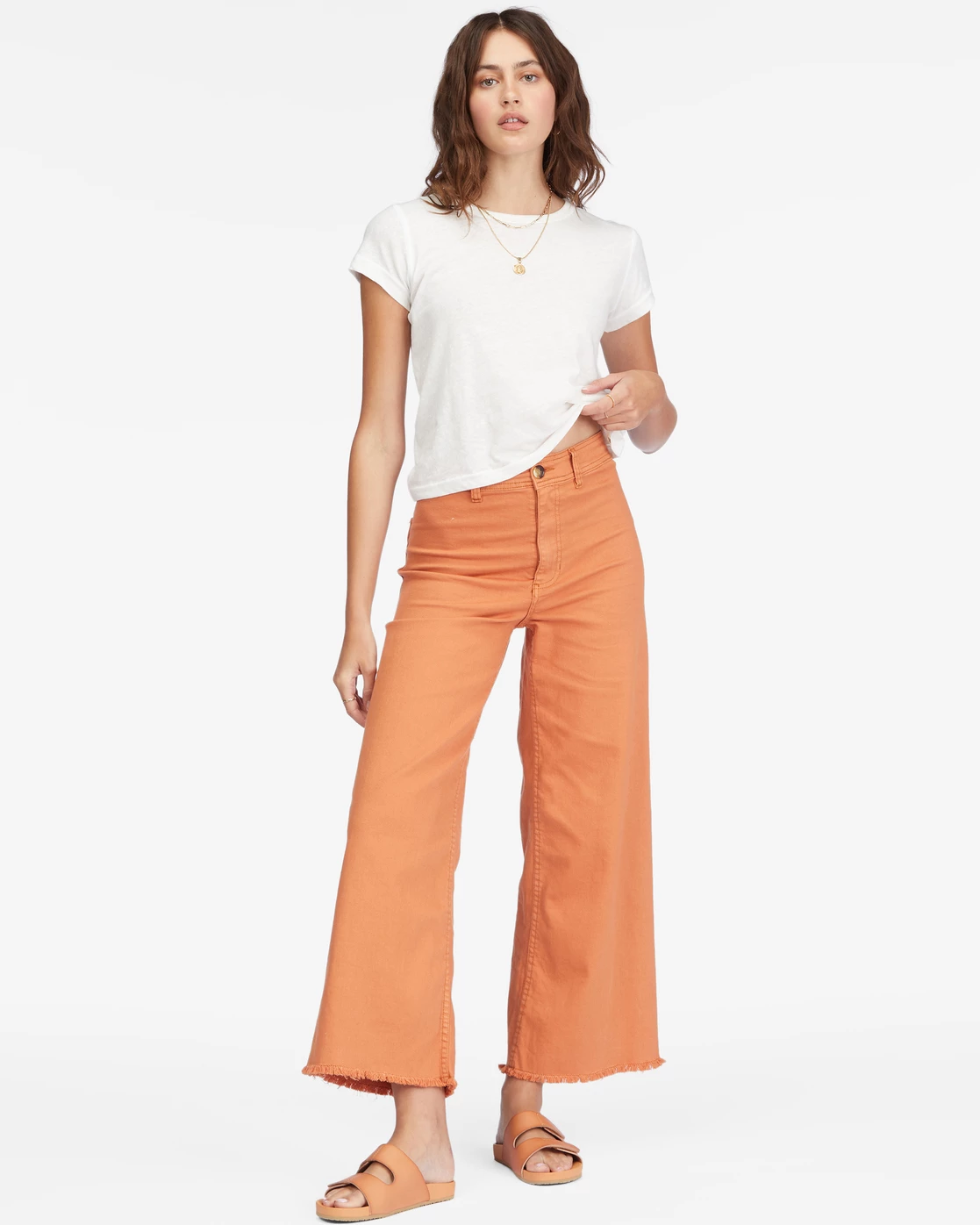 Billabong Free Fall High-Waist Pants DESERT CLAY (clv0) 1 Billabong Free Fall High-Waist Pants DESERT CLAY (clv0)