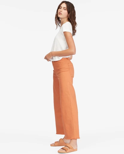 Billabong Free Fall High-Waist Pants DESERT CLAY (clv0) 5 Billabong Free Fall High-Waist Pants DESERT CLAY (clv0) - Image 5