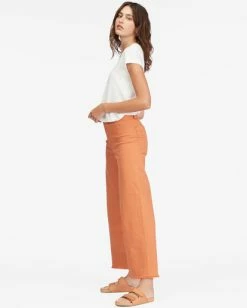 Billabong Free Fall High-Waist Pants DESERT CLAY (clv0) -billabong shop abjnp00126 billabongw clv0 sd1 5