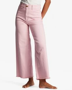 Billabong Free Fall High-Waist Pants SOFT PINK (mdd0) -billabong shop abjnp00126 billabongw mdd0 dtl1 2