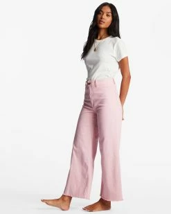 Billabong Free Fall High-Waist Pants SOFT PINK (mdd0) -billabong shop abjnp00126 billabongw mdd0 sd1