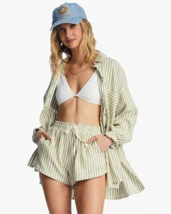 Billabong Road Trippin Elastic Waist Shorts AVOCADO (avo)