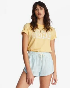 Billabong Road Trippin Elastic Waist Shorts LIT SKIES (bek0)