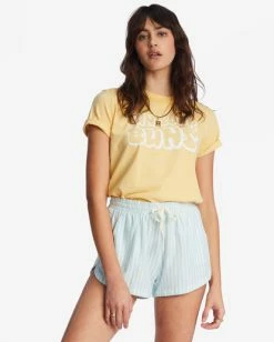 Billabong Road Trippin Elastic Waist Shorts LIT SKIES (bek0) -billabong shop abjns00100 billabongw bek0 frt1 3