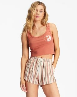 Billabong Road Trippin Elastic Waist Shorts SWEET CHOCOLATE (cnn0)