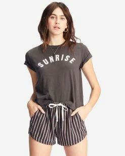 Billabong Road Trippin Elastic Waist Shorts OFF BLACK 2 (ob2)