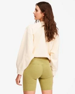 Billabong Biker Babe Shorts AVOCADO (avo) -billabong shop abjns00126 billabongw avo bck1