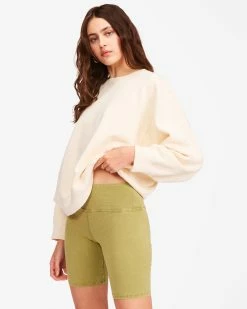 Billabong Biker Babe Shorts AVOCADO (avo) -billabong shop abjns00126 billabongw avo sd1