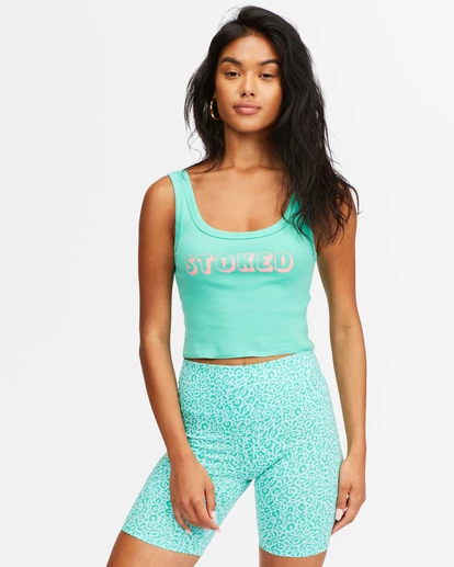 Billabong Biker Babe Shorts TROPICAL GREEN (gmc0) 4 Billabong Biker Babe Shorts TROPICAL GREEN (gmc0) - Image 4