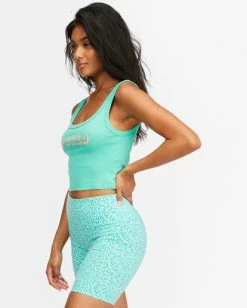 Billabong Biker Babe Shorts TROPICAL GREEN (gmc0) 10 Billabong Biker Babe Shorts TROPICAL GREEN (gmc0) -billabong shop abjns00126 billabongw gmc0 sd1 1