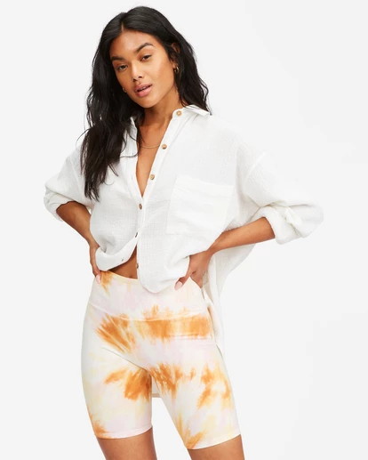 Billabong Biker Babe Shorts TIE DYE (tdy) 6 Billabong Biker Babe Shorts TIE DYE (tdy) - Image 6