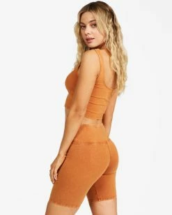 Billabong Biker Babe Shorts TOFFEE (tof) 10 Billabong Biker Babe Shorts TOFFEE (tof) -billabong shop abjns00126 billabongw tof sd1 1