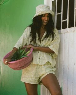 Billabong Love To Lounge Elastic Waist Shorts LIME (lim) 10 Billabong Love To Lounge Elastic Waist Shorts LIME (lim) -billabong shop abjns00134 billabongl lim frt1 1