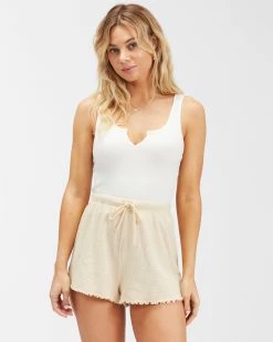 Billabong Pick Me Up Knit Shorts ANTIQUE WHITE (anw)