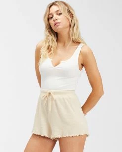 Billabong Pick Me Up Knit Shorts ANTIQUE WHITE (anw) 10 Billabong Pick Me Up Knit Shorts ANTIQUE WHITE (anw) -billabong shop abjns00187 billabongw anw sd1 1