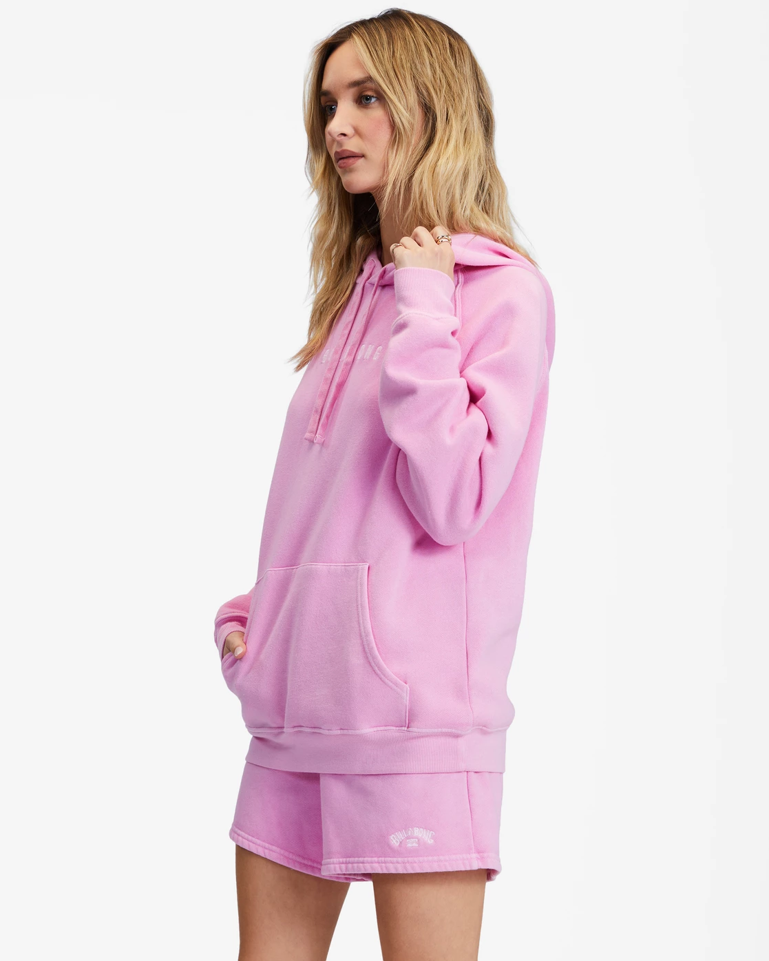 Billabong Surf Classic 5 High-Waist Sweatshorts PARADISE PINK (pdp) 2 Billabong Surf Classic 5 High-Waist Sweatshorts PARADISE PINK (pdp) - Image 2