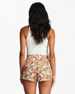 Billabong Road Trippin Crinkle Elastic Waist Shorts MULTI (mul) 8 Billabong Road Trippin Crinkle Elastic Waist Shorts MULTI (mul) -billabong shop abjns00209 billabongw mul bck1
