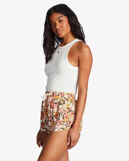Billabong Road Trippin Crinkle Elastic Waist Shorts MULTI (mul) 6 Billabong Road Trippin Crinkle Elastic Waist Shorts MULTI (mul) - Image 6