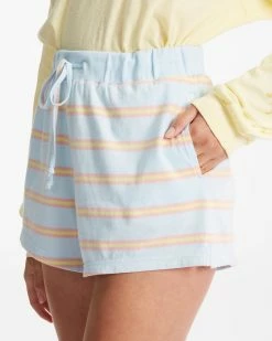 Billabong Feeling Free High-Waisted Knit Shorts MORNING SKY (bzp0) -billabong shop abjns00218 billabongw bzp0 dtl1 1