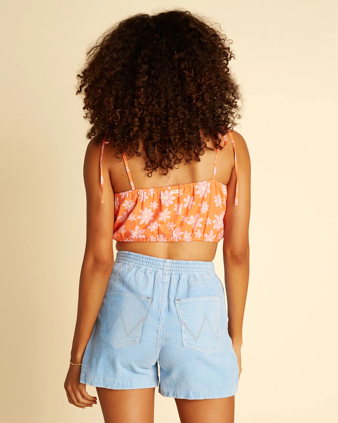 Billabong Wrangler According To High-Waisted Corduroy Shorts RODEO BLUE (bgb0) 3 Billabong Wrangler According To High-Waisted Corduroy Shorts RODEO BLUE (bgb0) - Image 3