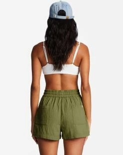 Billabong Day Tripper Elastic Shorts AVOCADO (avo) -billabong shop abjns00241 billabongw avo bck1
