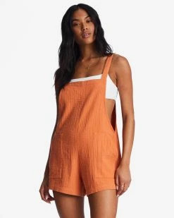 Billabong Beach Crush Romper BRICK (brk)