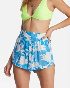 Billabong Sun Is Shining Elastic Shorts BLUE HAWAII (bmm0) -billabong shop abjns00246 billabongw bmm0 dtl1