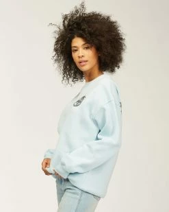 Billabong Sea Dreams Crew Neck Sweatshirt VISTA BLUE (vis) -billabong shop abjsf00163 billabongwg vis sd2