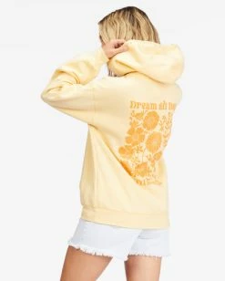 Billabong Dreaming Of You Graphic Hoodie BUTTERMILK (yej0) -billabong shop abjsf00307 billabongw yej0 bck1 1