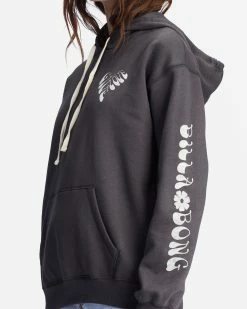 Billabong Give Love Graphic Hoodie OFF BLACK (ofb) -billabong shop abjsf00372 billabongw ofb dtl1