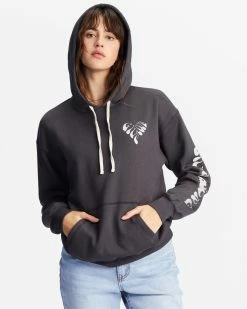 Billabong Give Love Graphic Hoodie OFF BLACK (ofb) -billabong shop abjsf00372 billabongw ofb dtl2