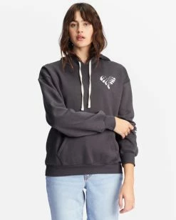 Billabong Give Love Graphic Hoodie OFF BLACK (ofb) -billabong shop abjsf00372 billabongw ofb frt1 1