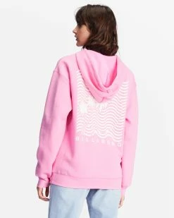 Billabong Wave Tribe Graphic Hoodie PINK SKIES (mfr0) -billabong shop abjsf00374 billabongw mfr0 bck1