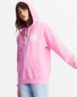 Billabong Wave Tribe Graphic Hoodie PINK SKIES (mfr0) -billabong shop abjsf00374 billabongw mfr0 sd2