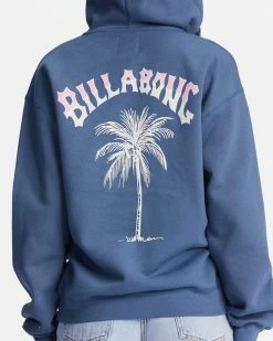 Billabong Bon Voyage Graphic Hoodie INDIGO LOVE (bng0) -billabong shop abjsf00375 billabongw bng0 dtl1