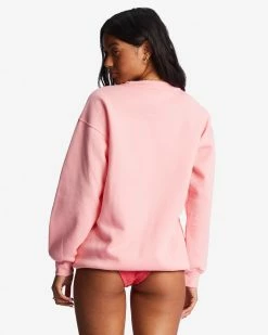 Billabong Take Me Away Sweatshirt PINK WINK (mfk0) -billabong shop abjsf00387 billabongw mfk0 bck1