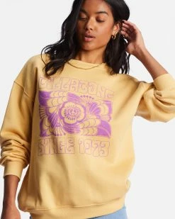 Billabong I Am Grateful Sweatshirt GOLD COAST (ygy0) -billabong shop abjsf00388 billabongw ygy0 dtl1