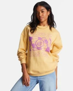 Billabong I Am Grateful Sweatshirt GOLD COAST (ygy0) -billabong shop abjsf00388 billabongw ygy0 frt1 1